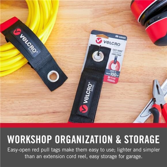 Easy Hang Extension Cord Holder Organizer Variety Pack | Holds 60-100lbs - Picture 4 of 7